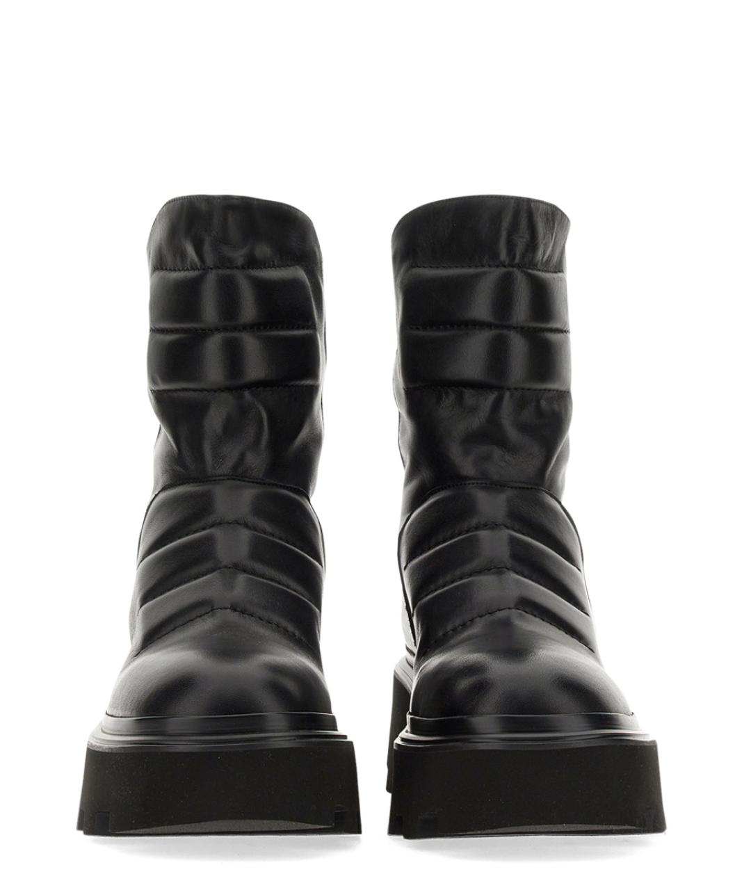 ELENA IACHI Черные кожаные ботинки, фото 2