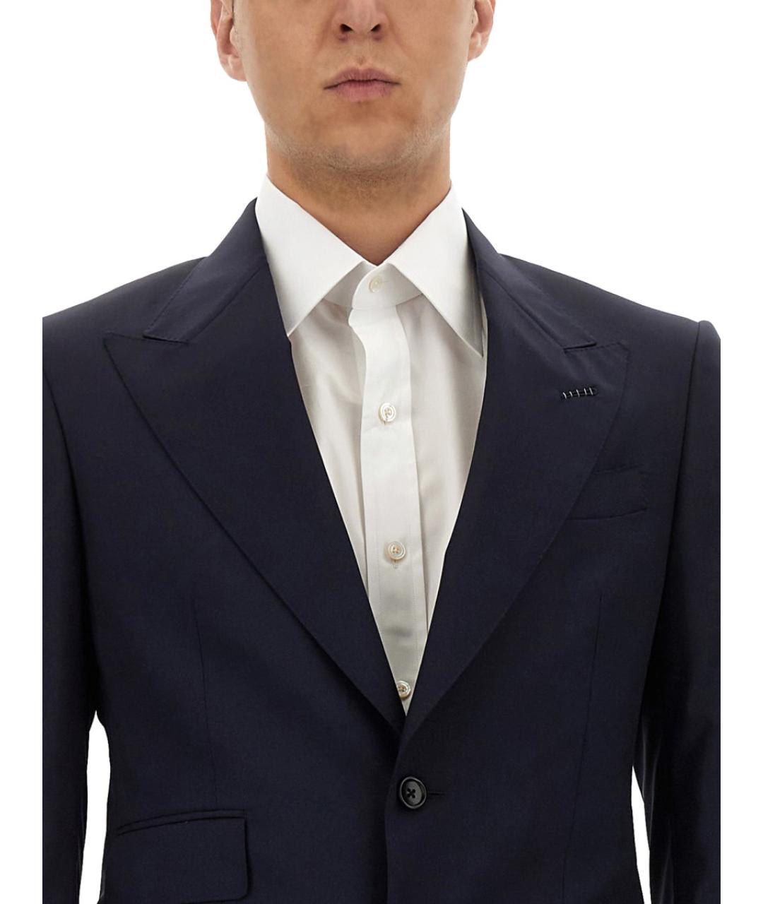 TOM FORD Синий классический костюм, фото 3