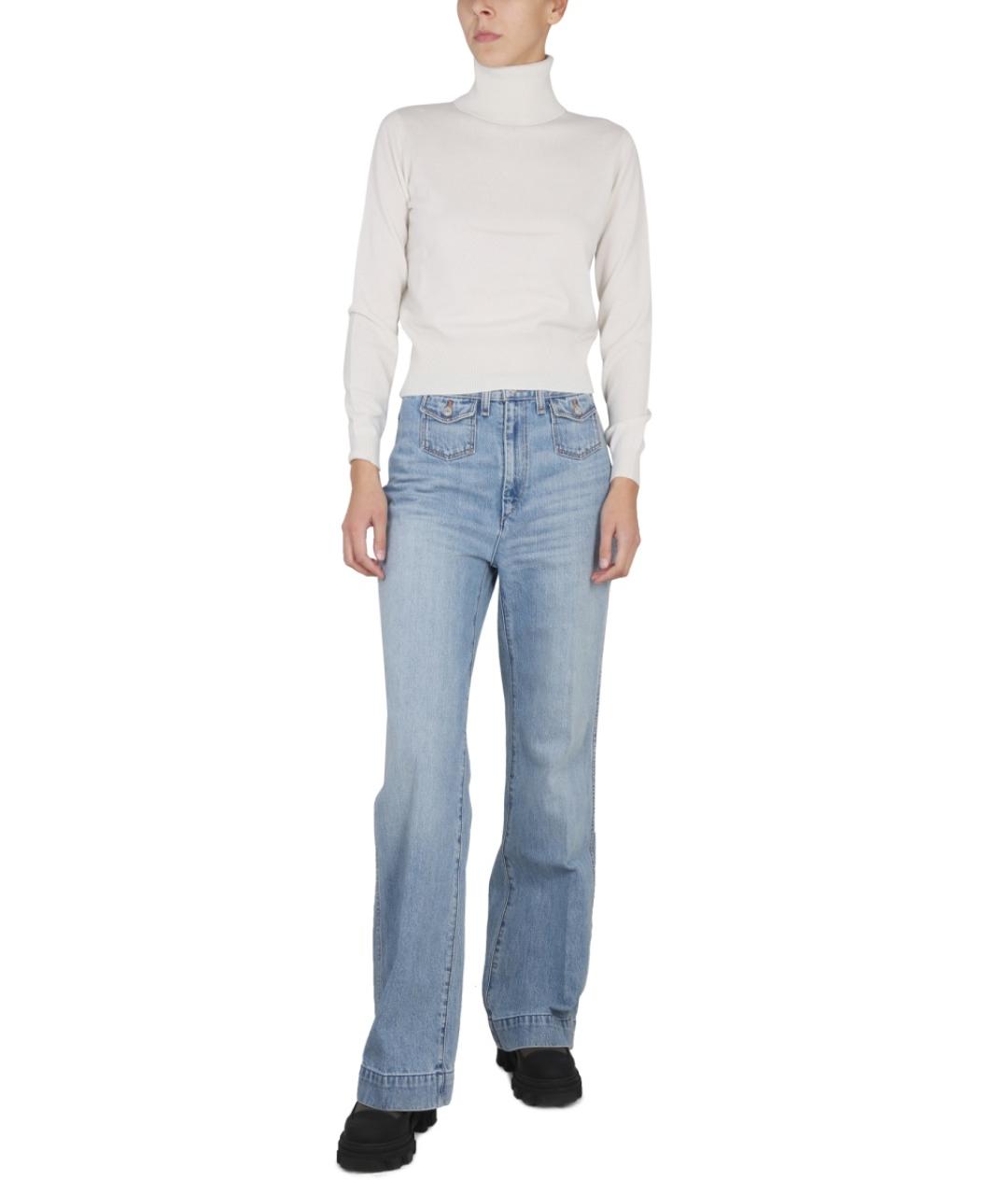 BALLANTYNE Белый кашемировый джемпер / свитер, фото 2