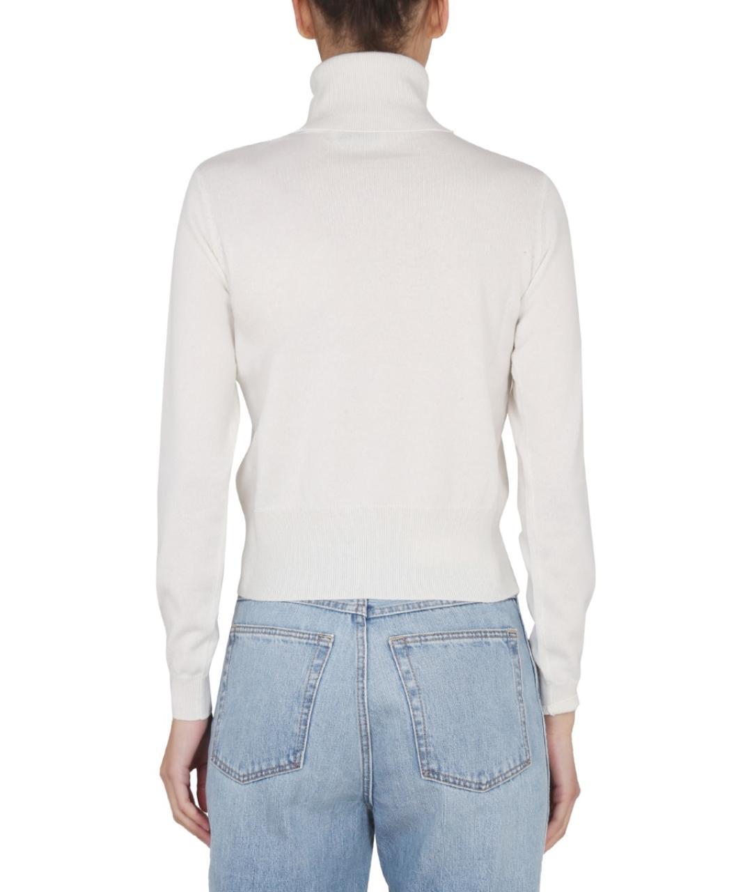 BALLANTYNE Белый кашемировый джемпер / свитер, фото 3