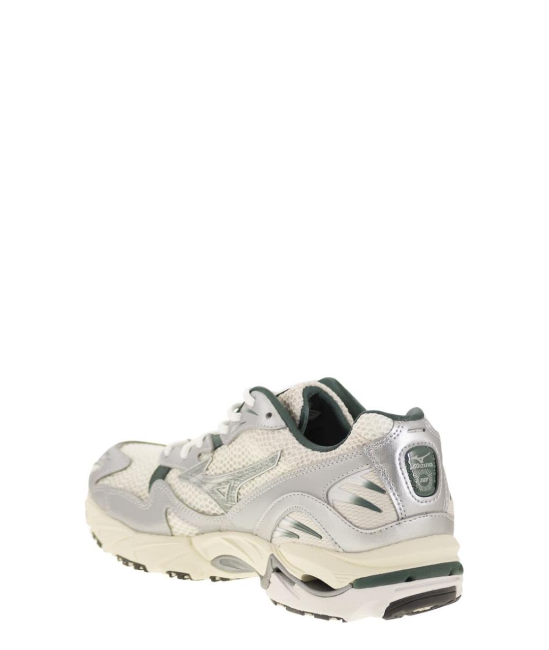 MIZUNO Белые кожаные низкие кроссовки / кеды, фото 3