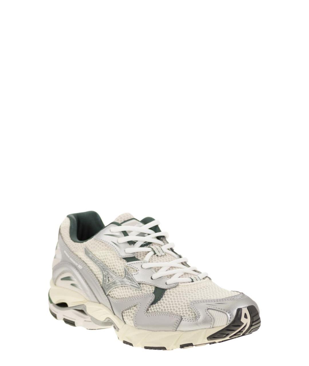 MIZUNO Белые кожаные низкие кроссовки / кеды, фото 2