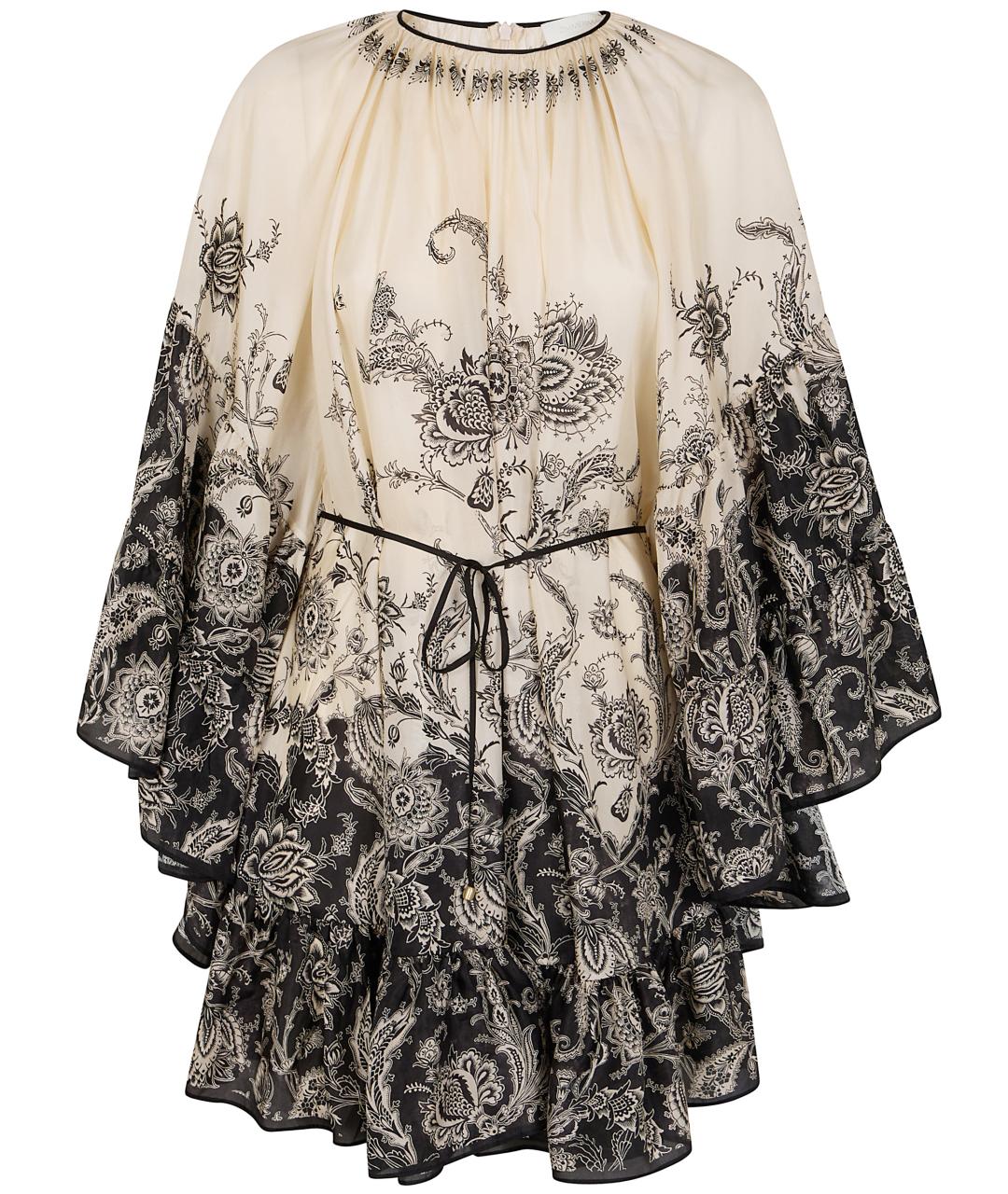 ZIMMERMANN Мульти шелковое повседневное платье, фото 4