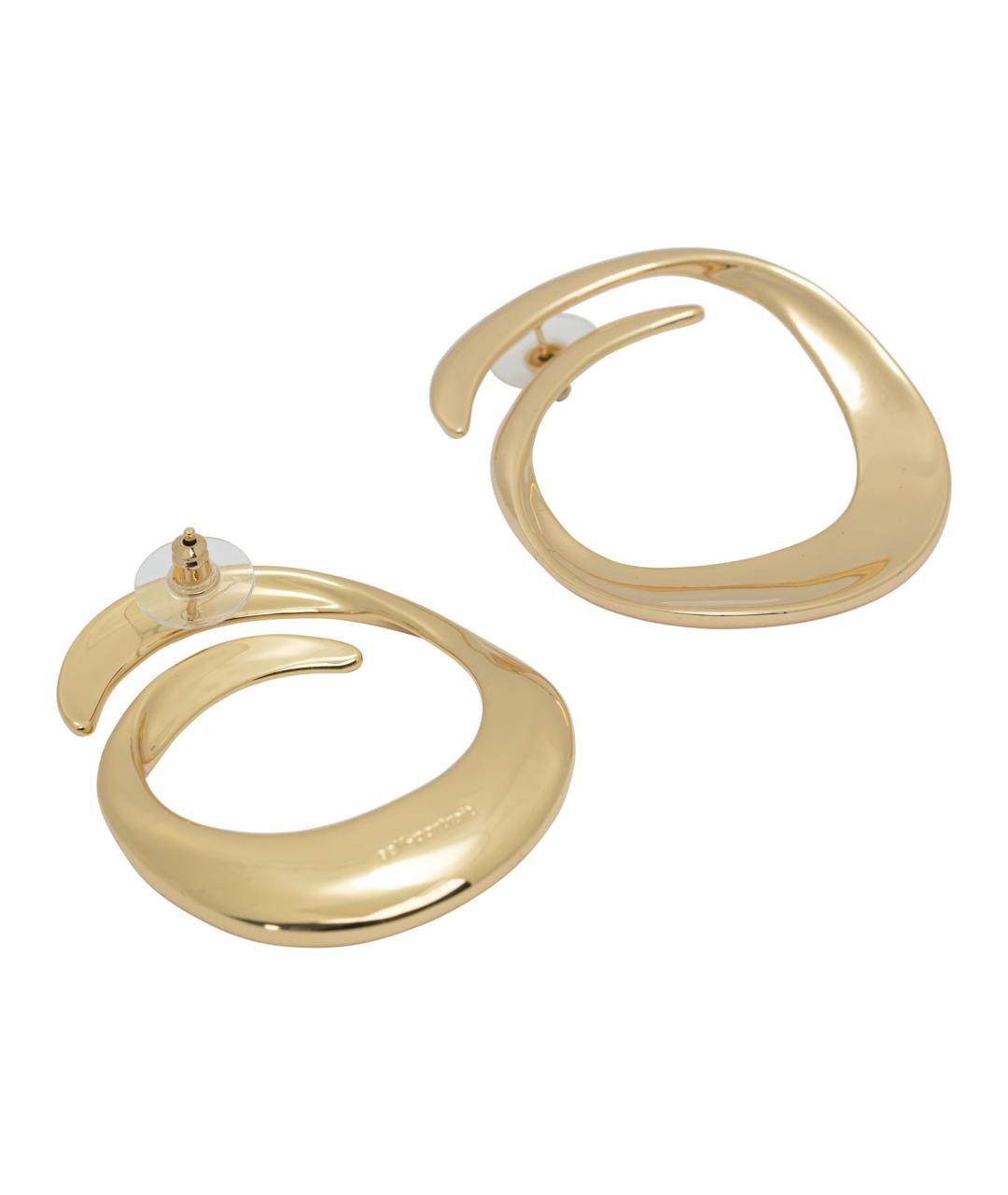 SELF-PORTRAIT Золотые металлические серьги, фото 2