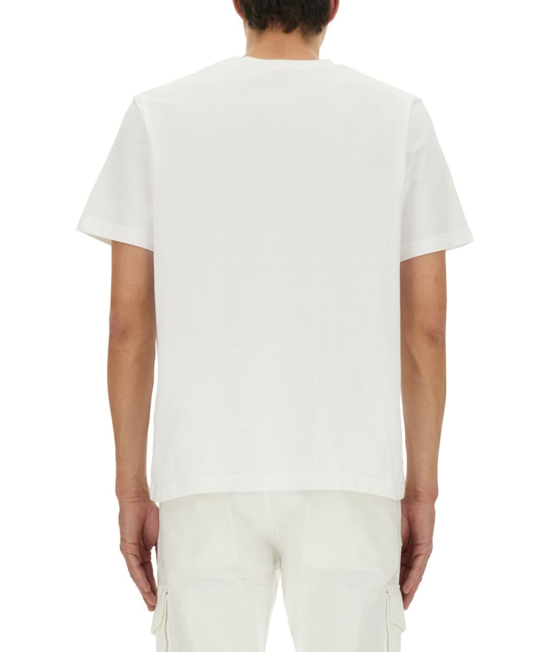 CASABLANCA Белая хлопковая футболка, фото 4