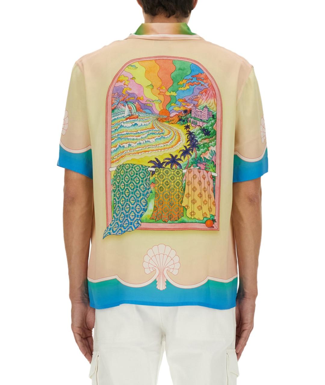 CASABLANCA Мульти шелковая кэжуал рубашка, фото 4