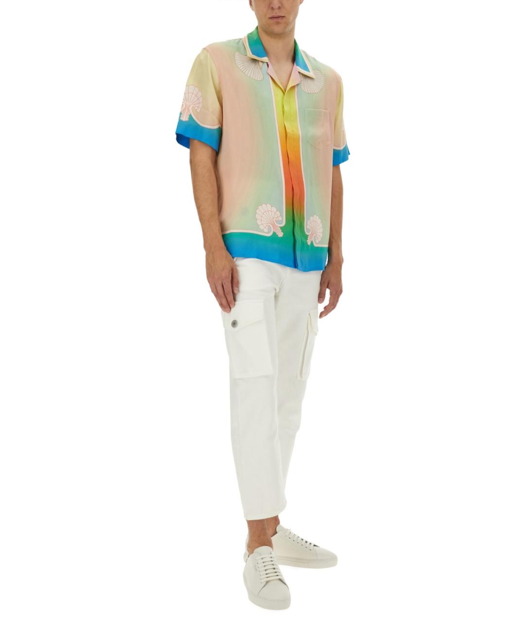 CASABLANCA Мульти шелковая кэжуал рубашка, фото 3