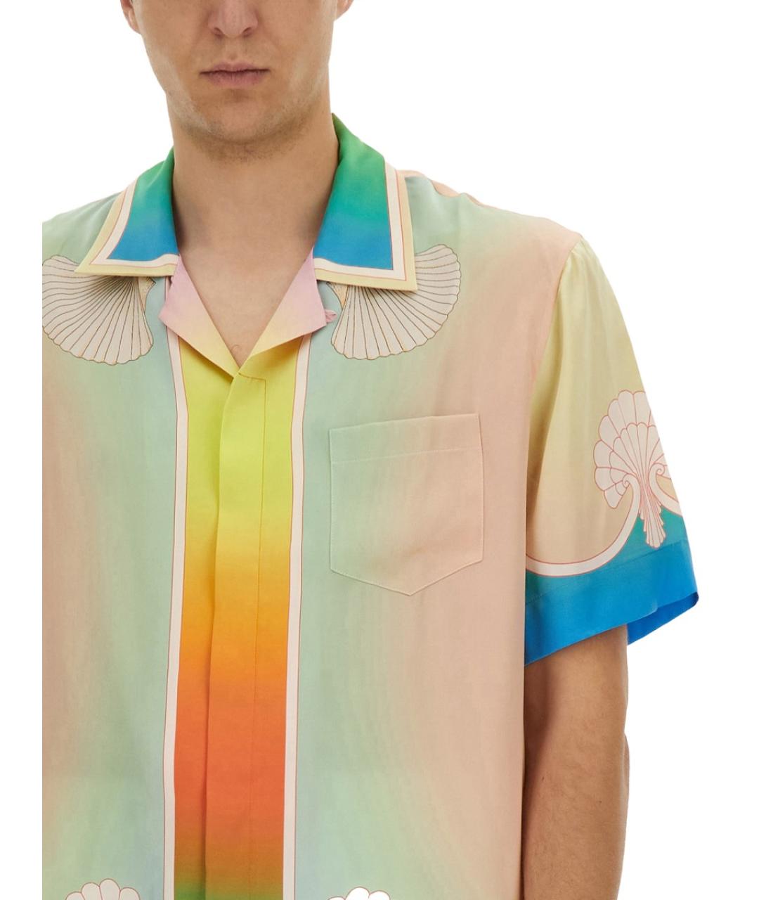 CASABLANCA Мульти шелковая кэжуал рубашка, фото 5