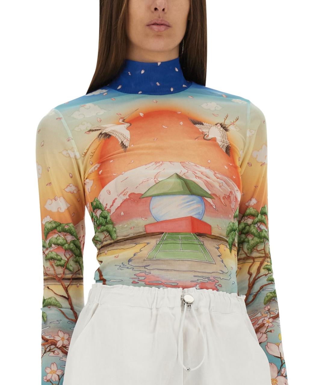 CASABLANCA Мульти синтетическая футболка, фото 5