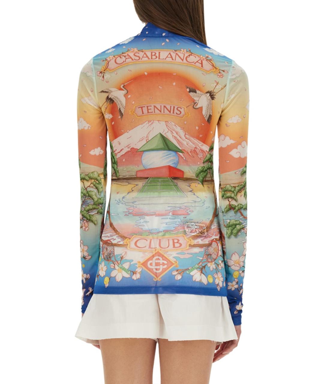 CASABLANCA Мульти синтетическая футболка, фото 4