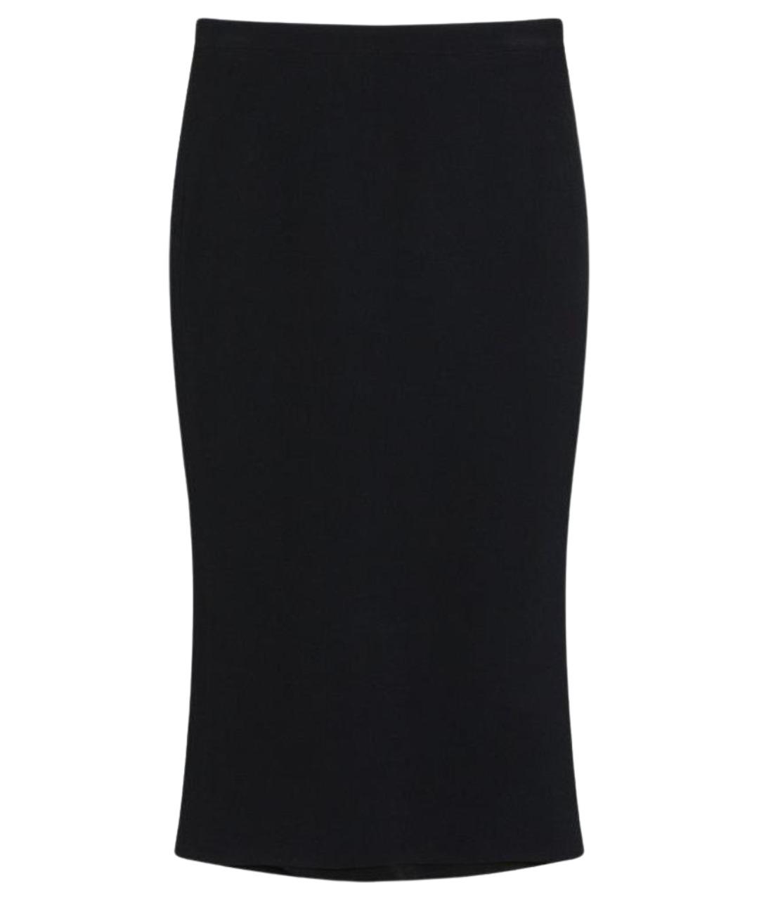 GIVENCHY Черная вискозная юбка миди, фото 1