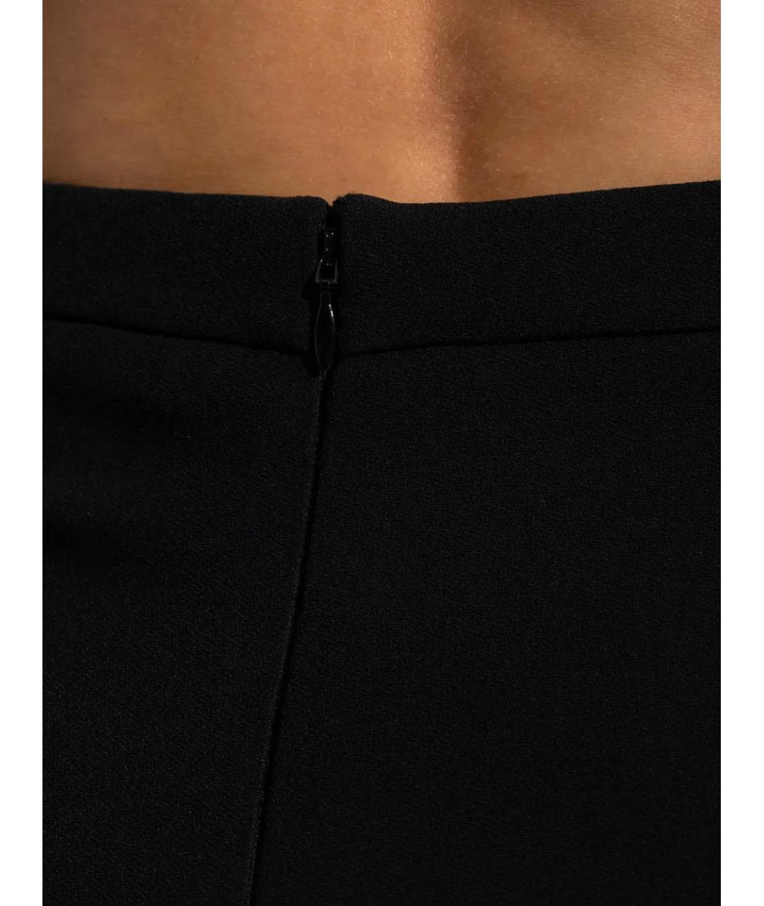 GIVENCHY Черная вискозная юбка миди, фото 4