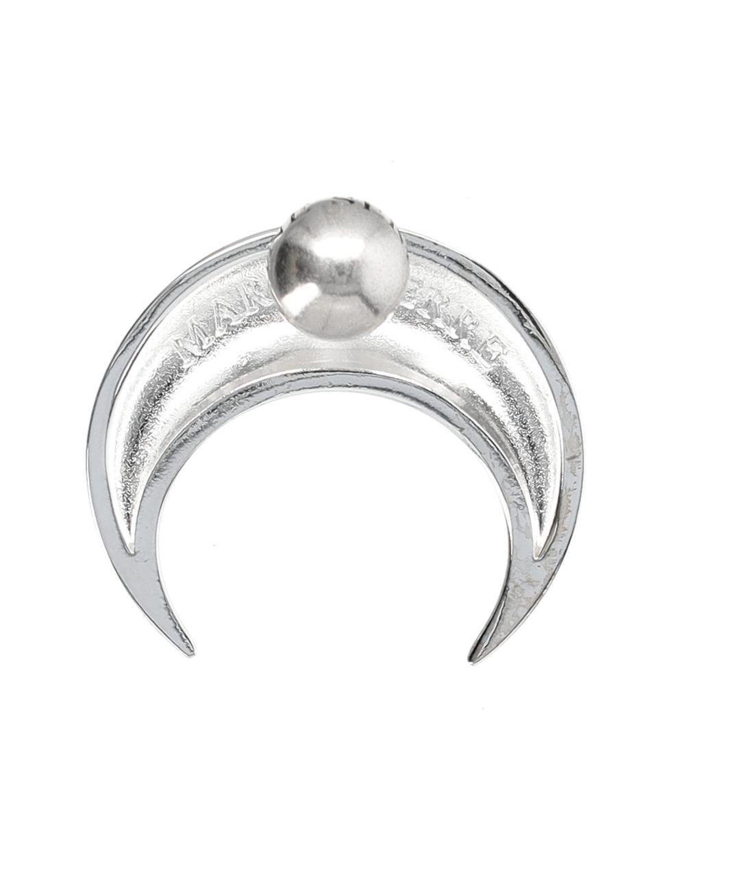 MARINE SERRE Серебряные металлические серьги, фото 2