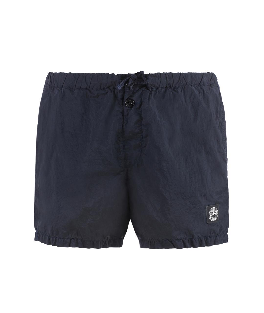 STONE ISLAND Синие полиамидовые плавки, фото 1