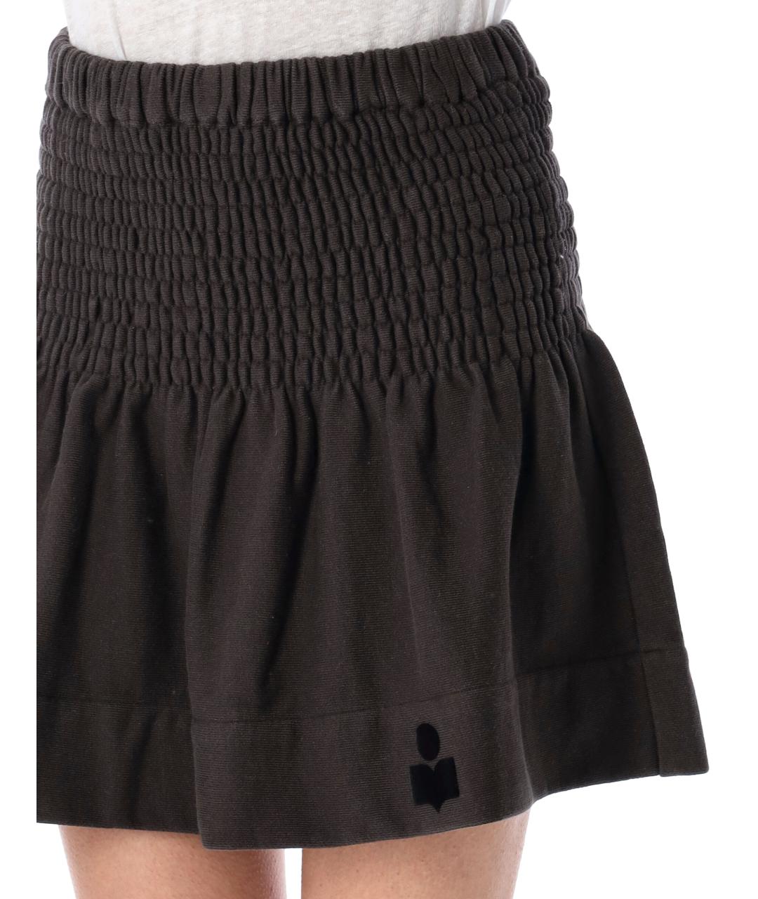 ISABEL MARANT Черная полиэстеровая юбка мини, фото 3