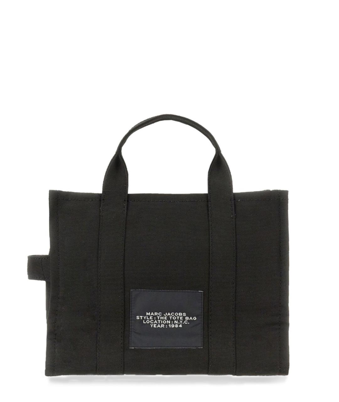 MARC JACOBS Черная хлопковая сумка тоут, фото 4
