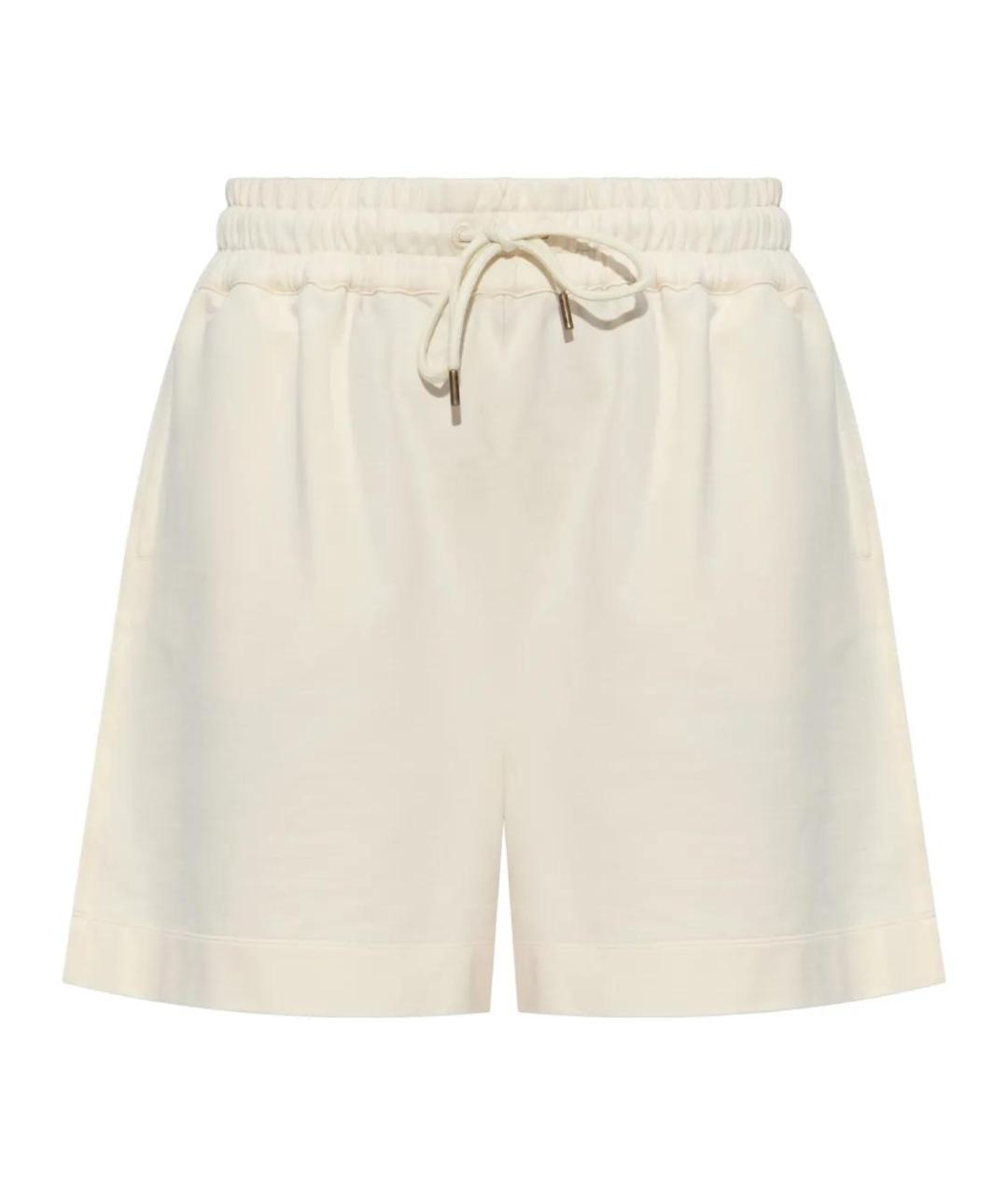 MONCLER Белые хлопковые шорты, фото 1