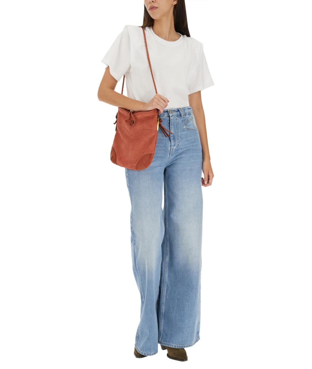 ISABEL MARANT Белая хлопковая футболка, фото 2