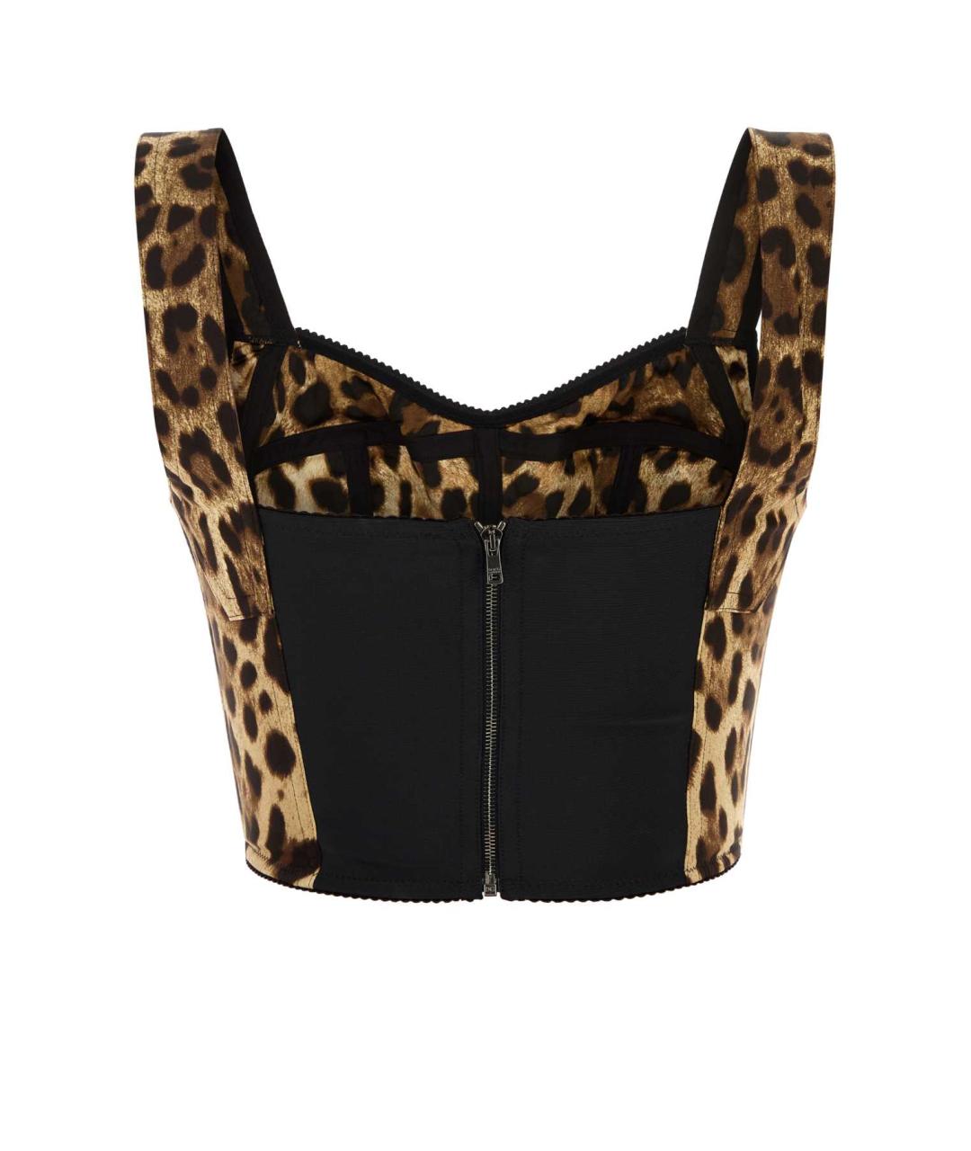 DOLCE&GABBANA Мульти шелковая майка, фото 2