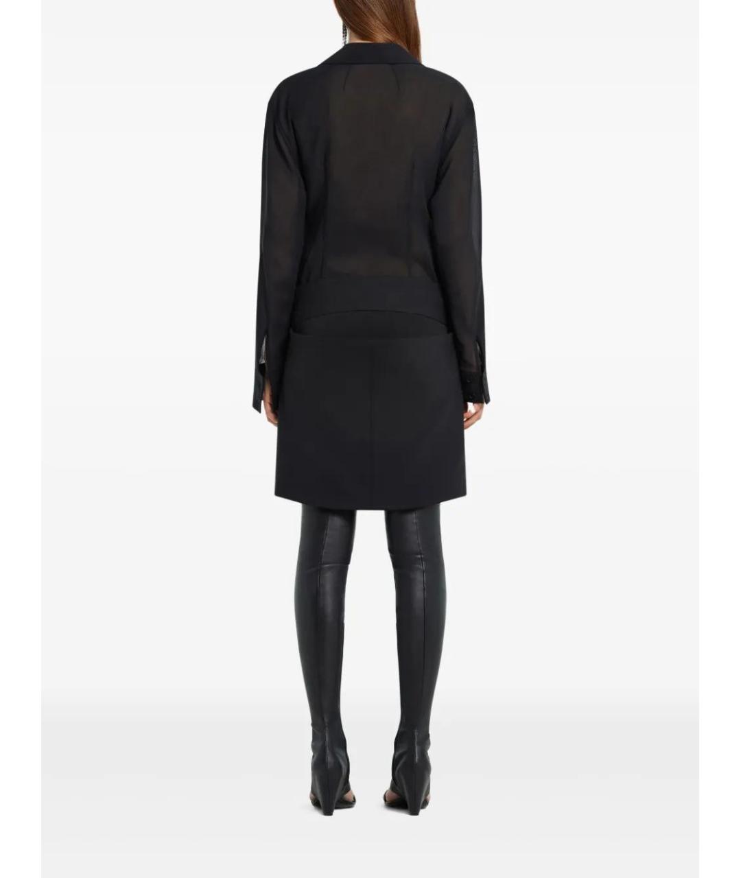 COURREGES Черная хлопковая рубашка, фото 3