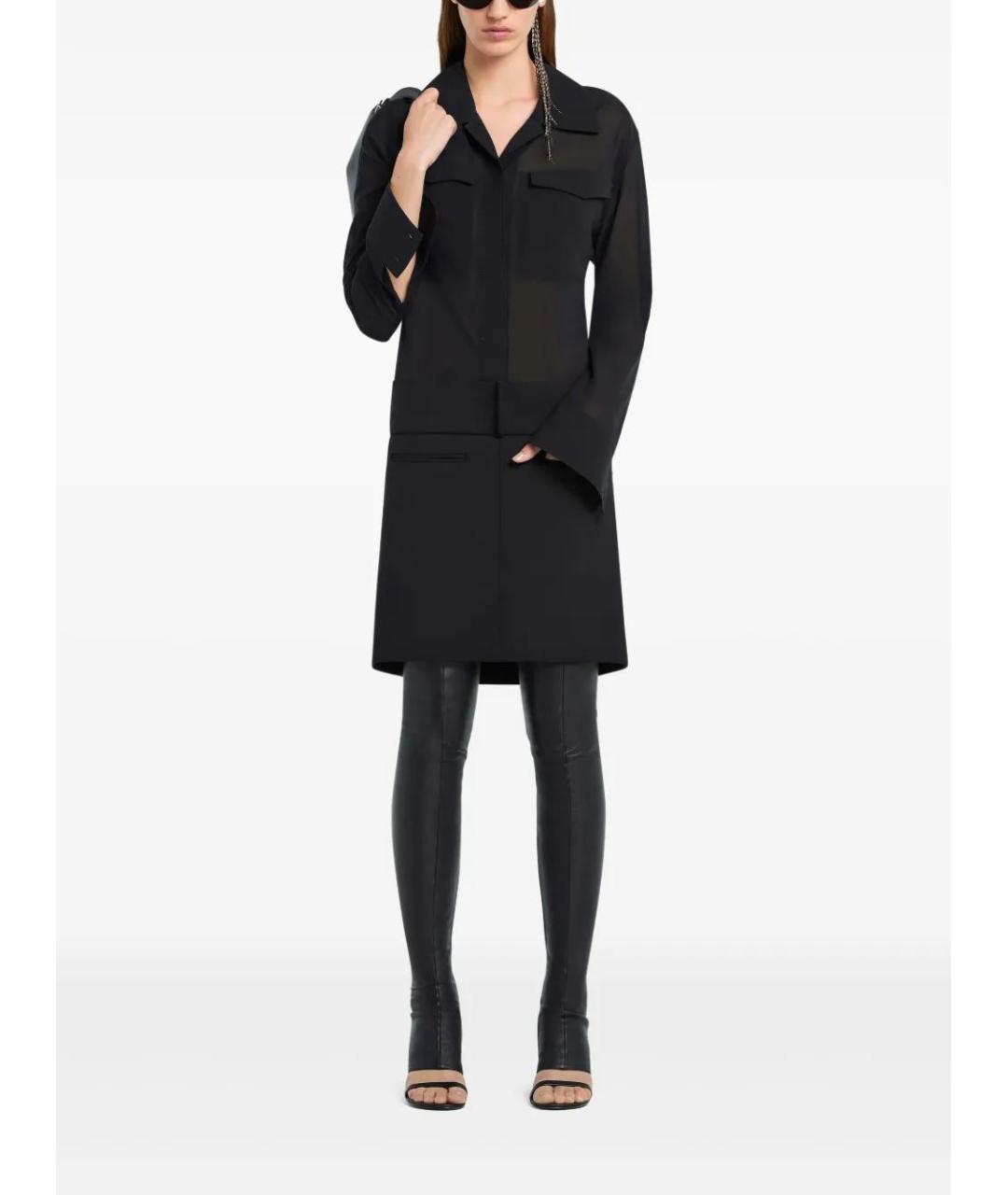 COURREGES Черная хлопковая рубашка, фото 2