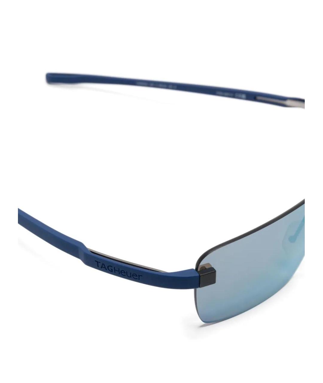 TAG HEUER Синие солнцезащитные очки, фото 3