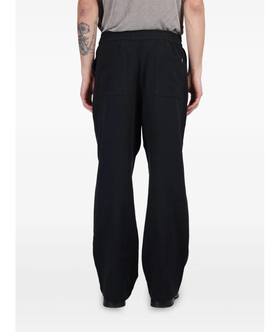 Ami Paris Черные хлопковые повседневные брюки, фото 5