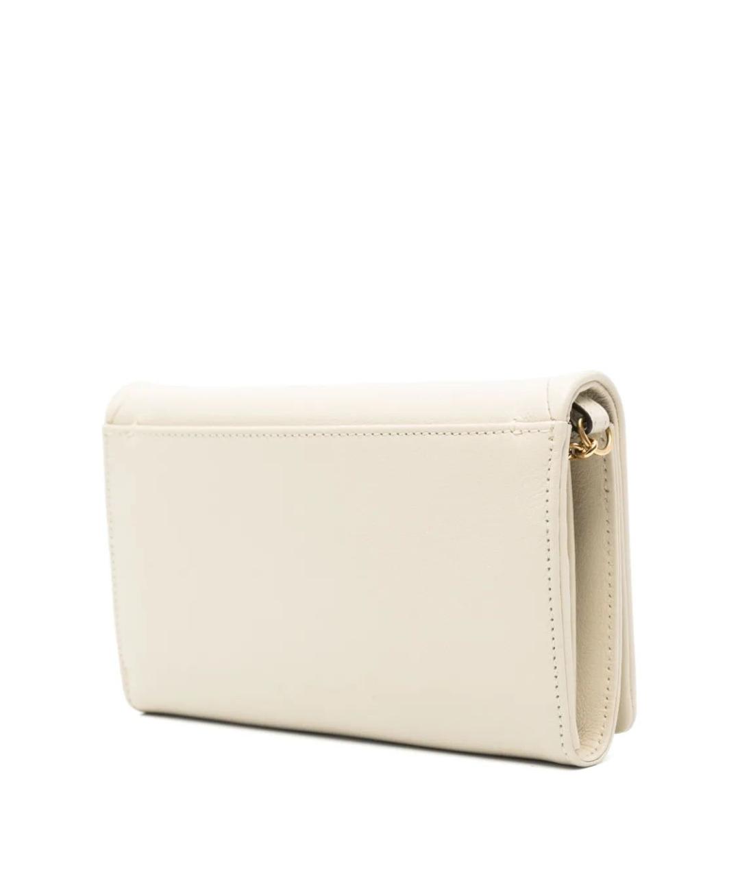 CHLOE Бежевый кожаный кошелек, фото 3