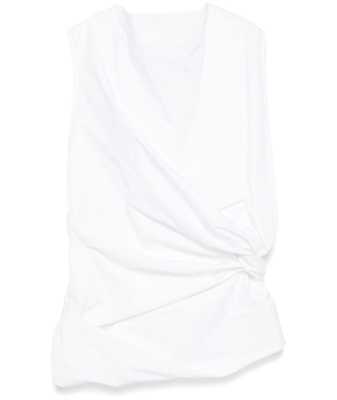 JIL SANDER Белая хлопковая майка, фото 1