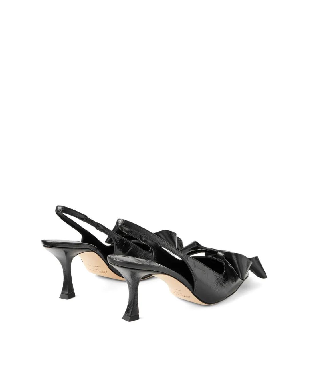 JIMMY CHOO Черные кожаные туфли, фото 3