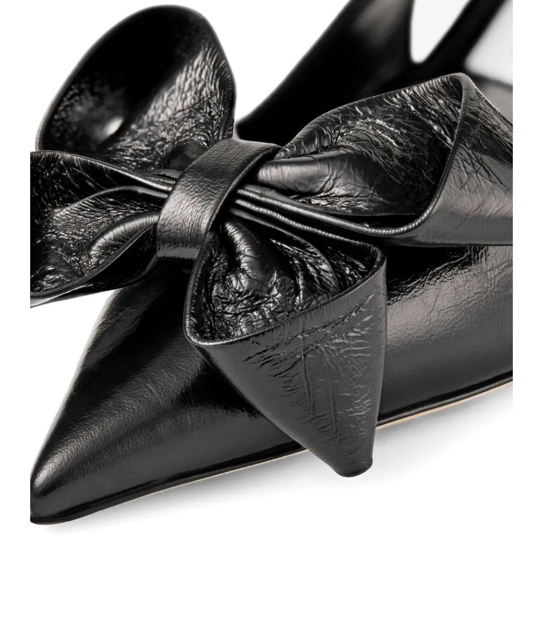 JIMMY CHOO Черные кожаные туфли, фото 4