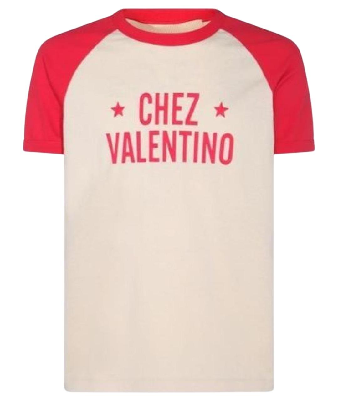 VALENTINO Мульти хлопковая футболка, фото 1