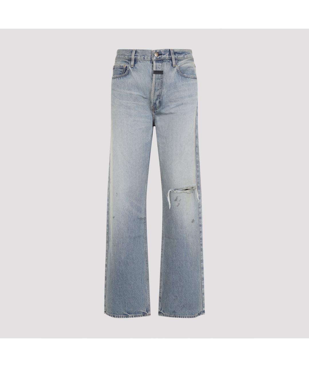 FEAR OF GOD Синие хлопковые повседневные брюки, фото 2