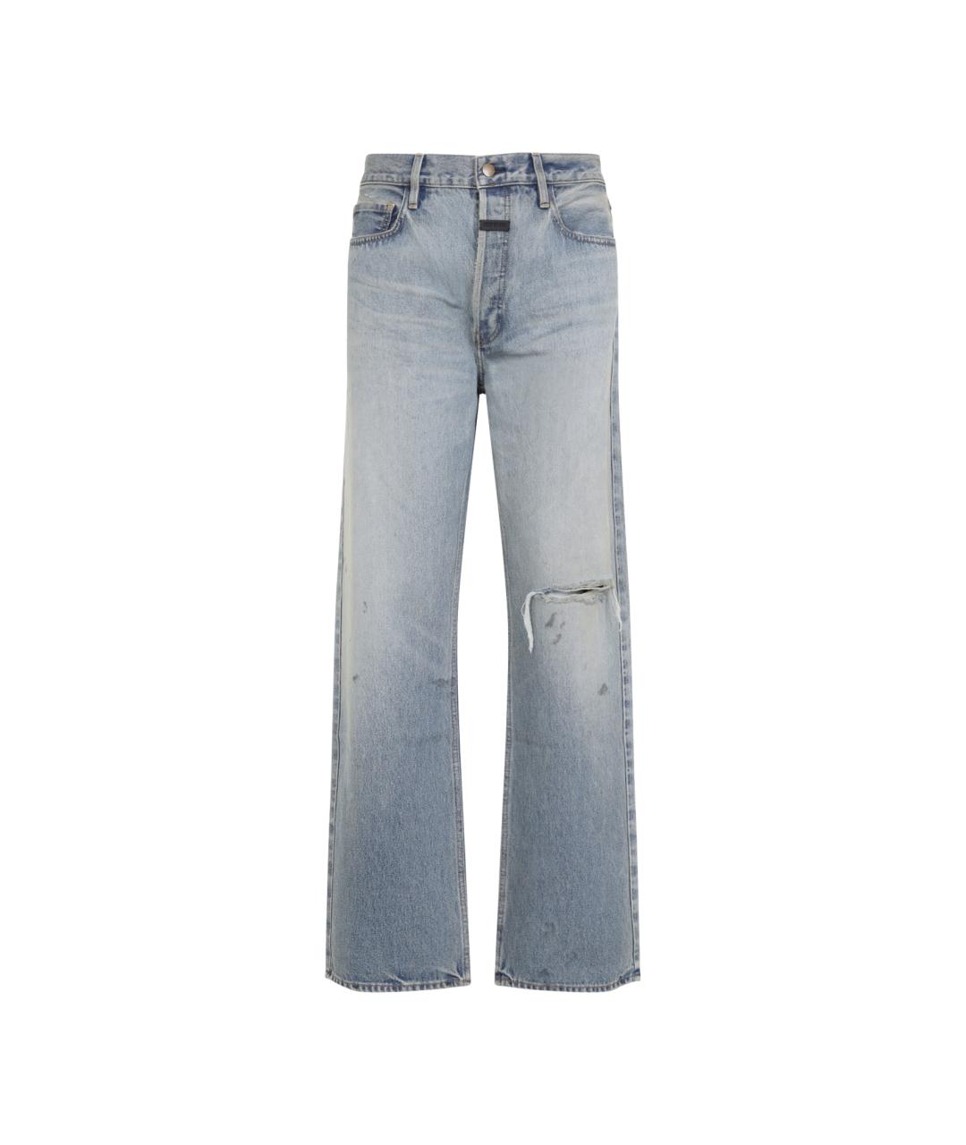 FEAR OF GOD Синие хлопковые повседневные брюки, фото 1