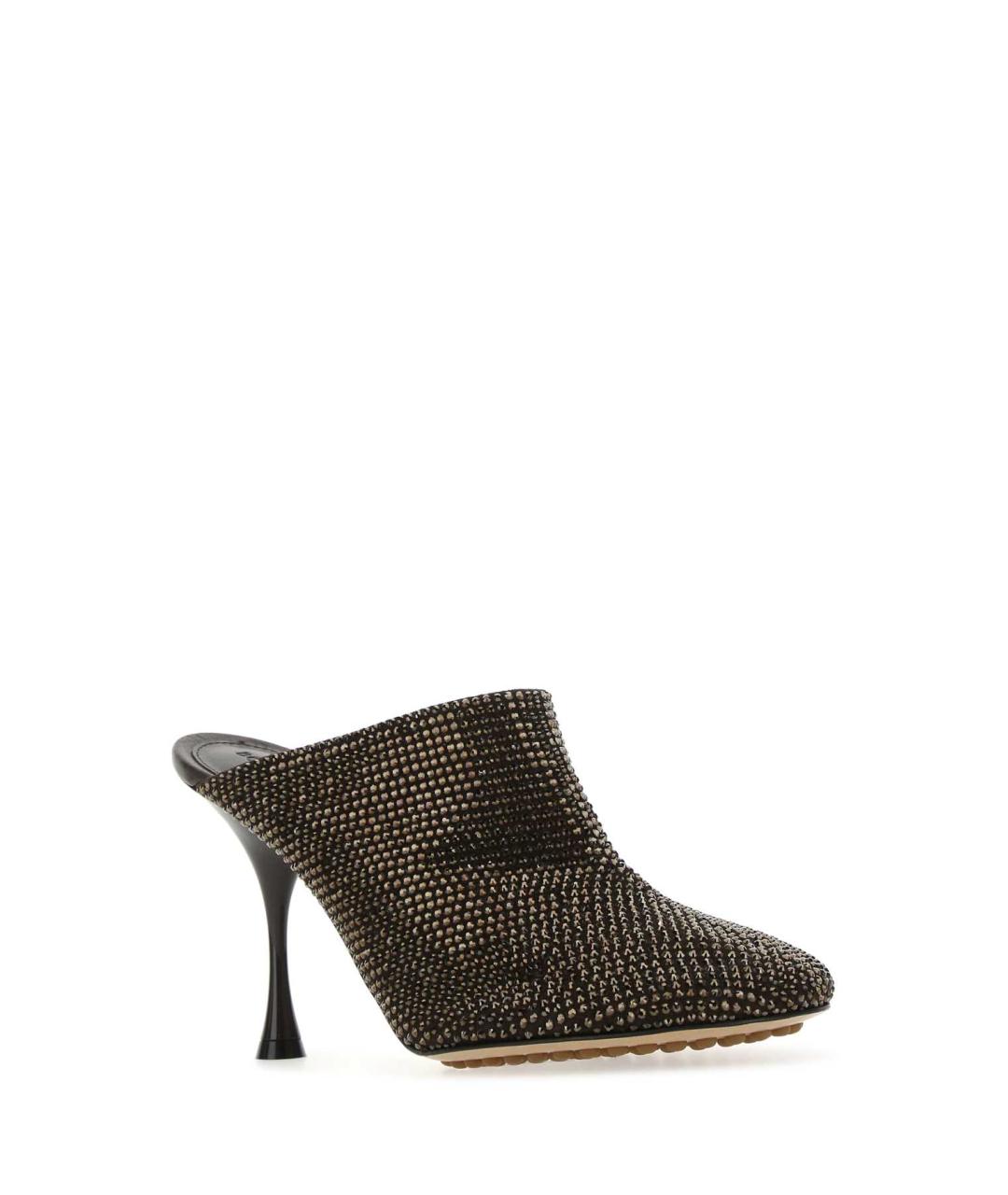 BOTTEGA VENETA Коричневые замшевые сабо, фото 2