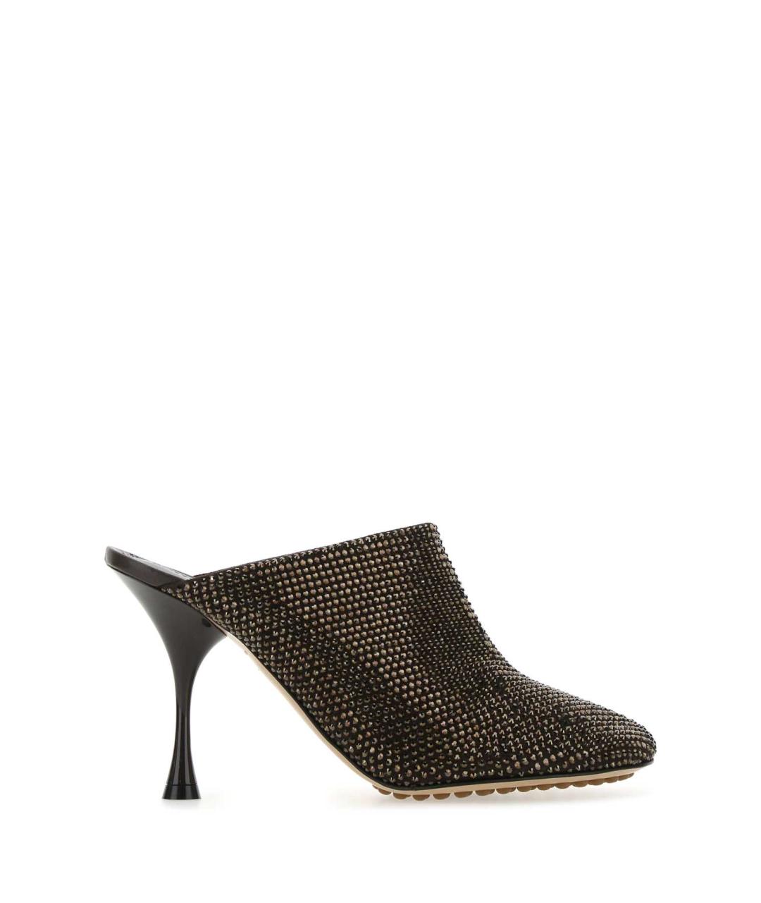 BOTTEGA VENETA Коричневые замшевые сабо, фото 1