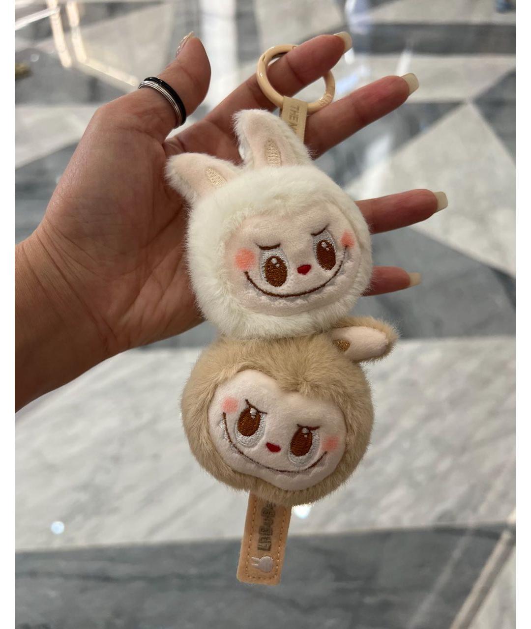 Labubu Бежевый брелок, фото 4