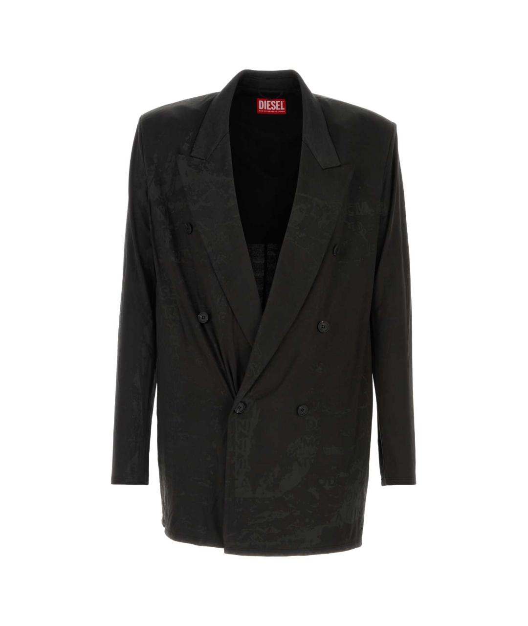 DIESEL Черный ацетатный пиджак, фото 1