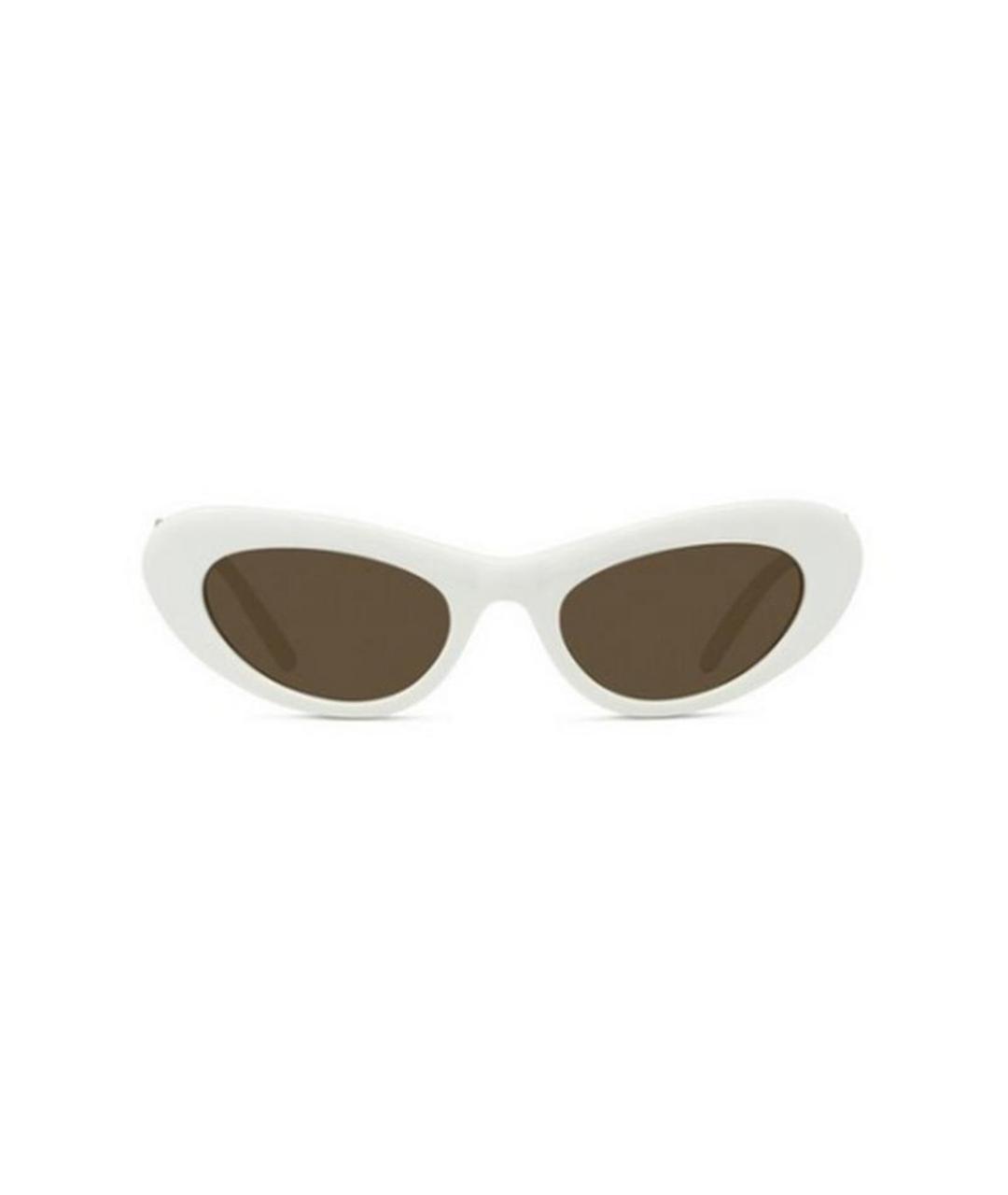 LOEWE Белые пластиковые солнцезащитные очки, фото 2
