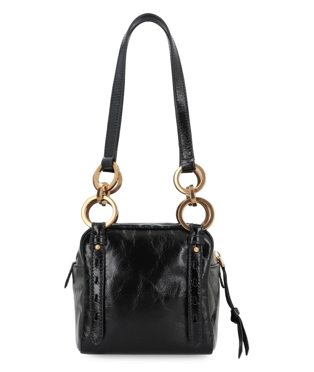 PRADA Черная кожаная сумка тоут, фото 4