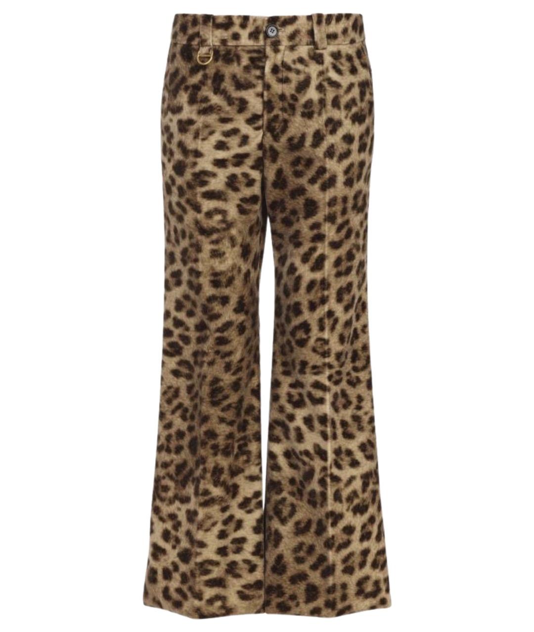 CHLOE Мульти хлопковые прямые брюки, фото 1