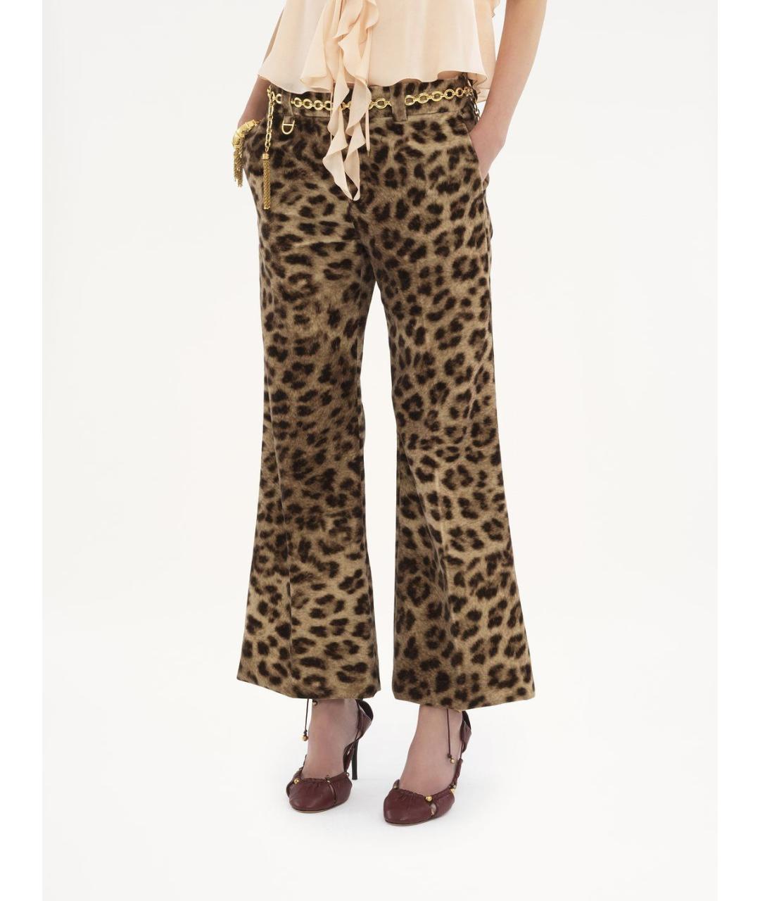 CHLOE Мульти хлопковые прямые брюки, фото 3