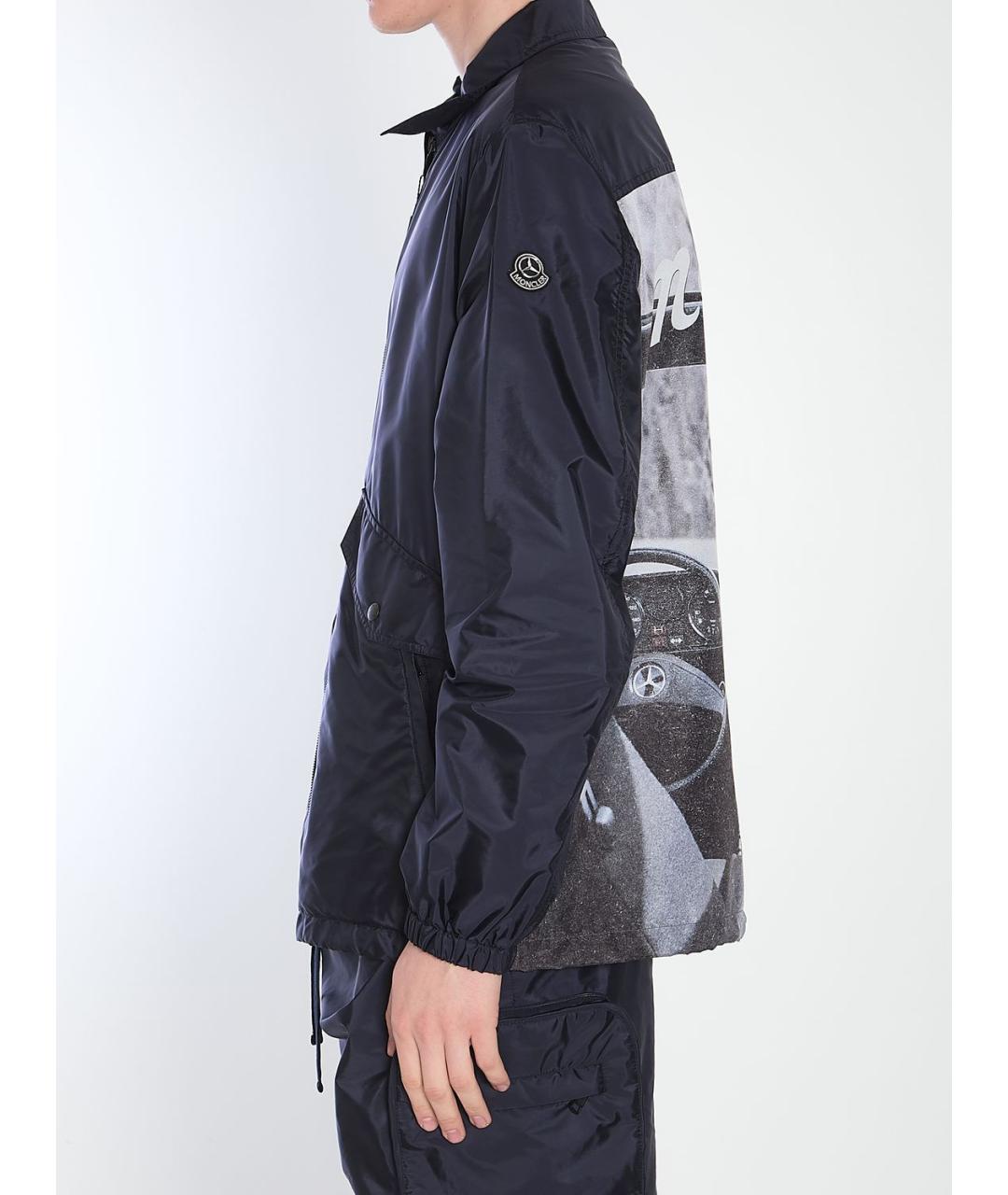 MONCLER Синяя полиамидовая куртка, фото 5