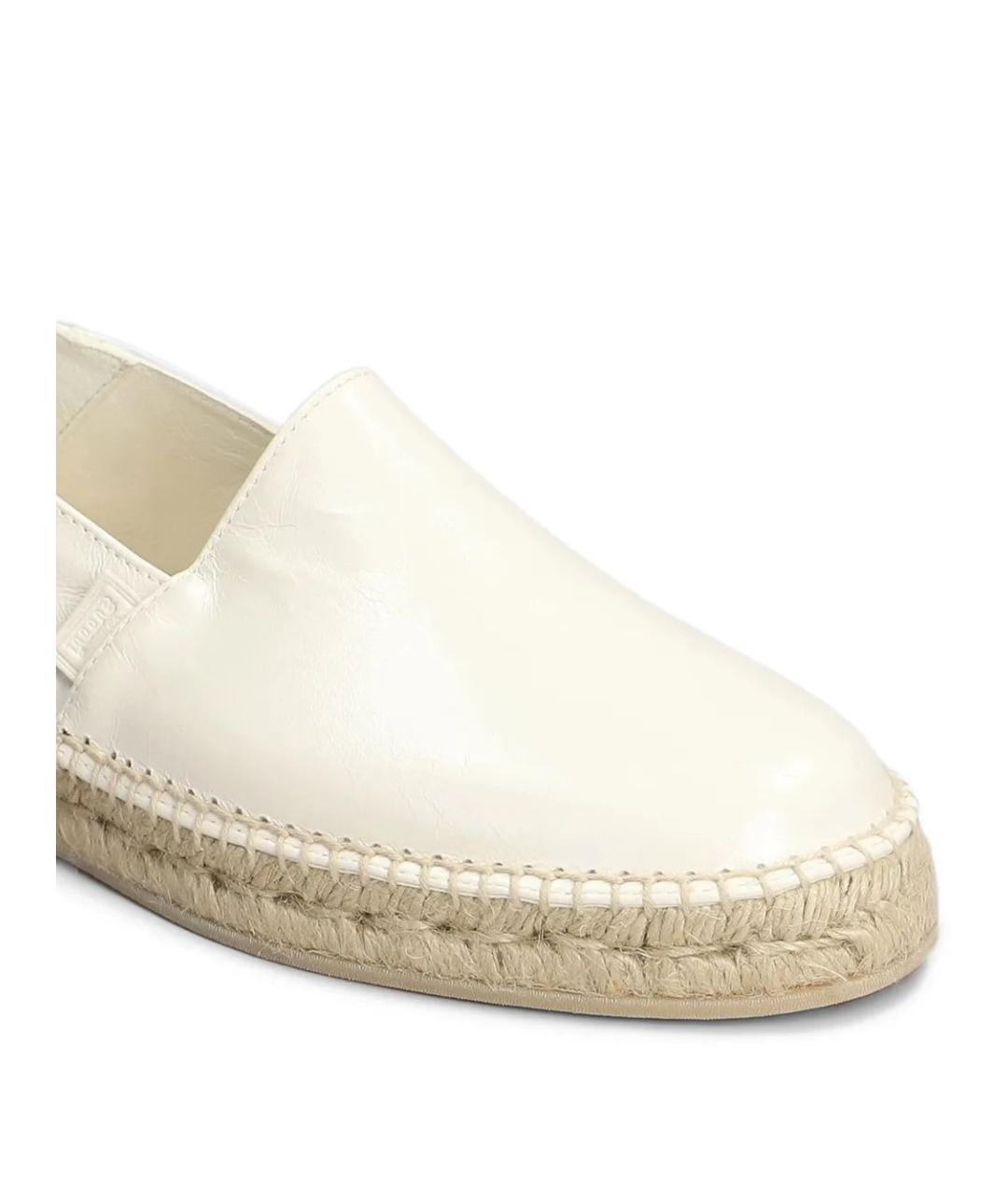 Ami Paris Белые кожаные лоферы, фото 5