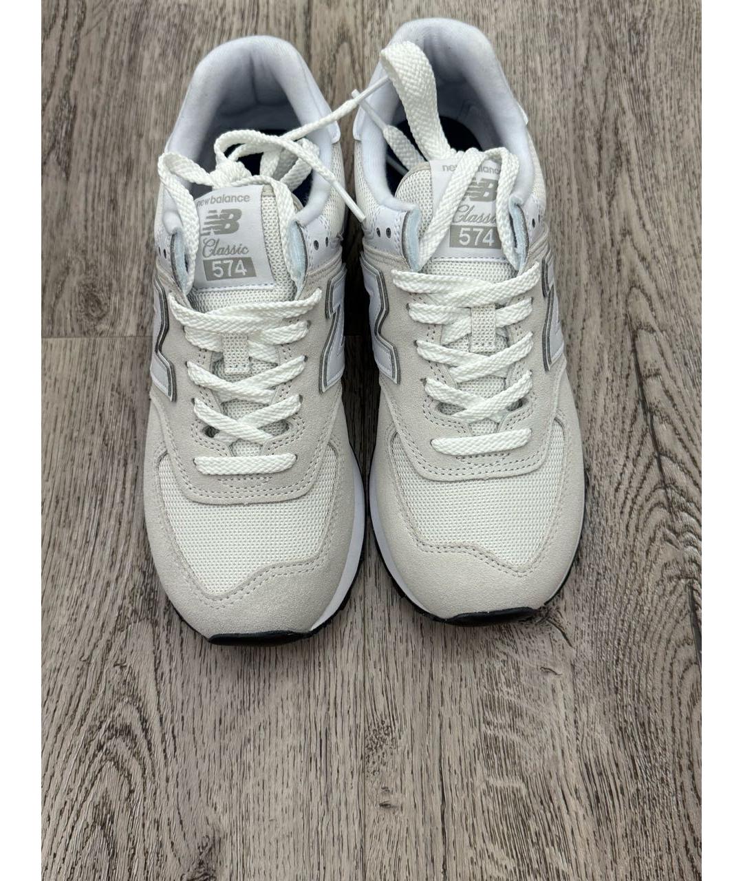 NEW BALANCE Серые замшевые кроссовки, фото 2