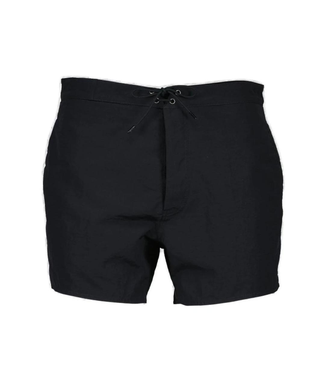 SAINT LAURENT Черные полиамидовые плавки, фото 1