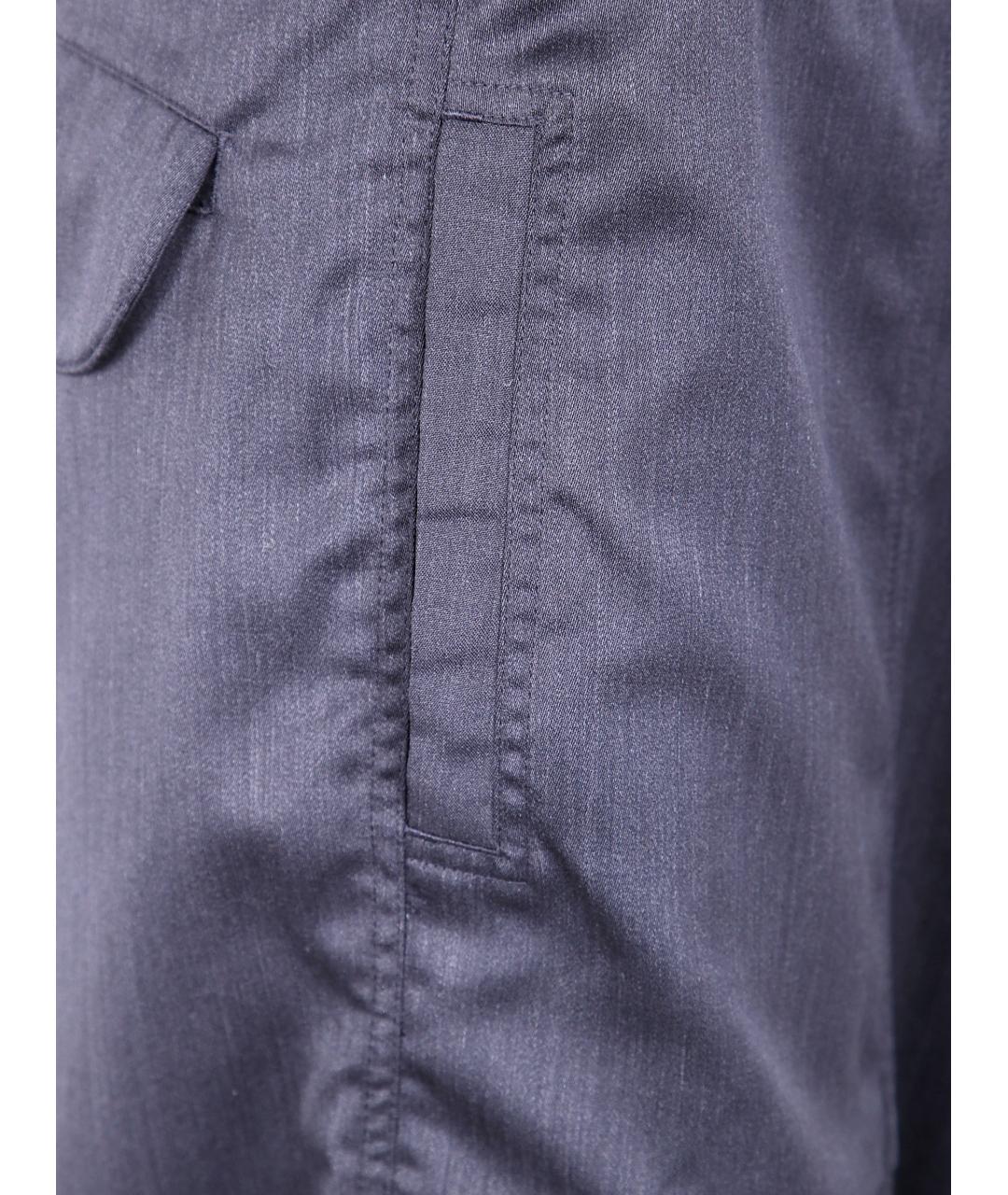 entire studios Серые полиэстеровые прямые брюки, фото 3