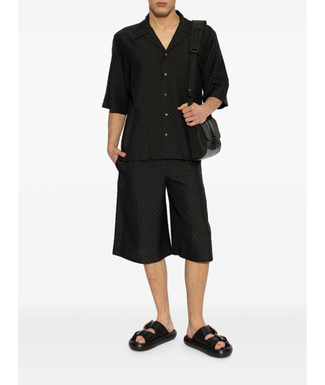 ALEXANDER MCQUEEN Черные вискозные шорты, фото 5