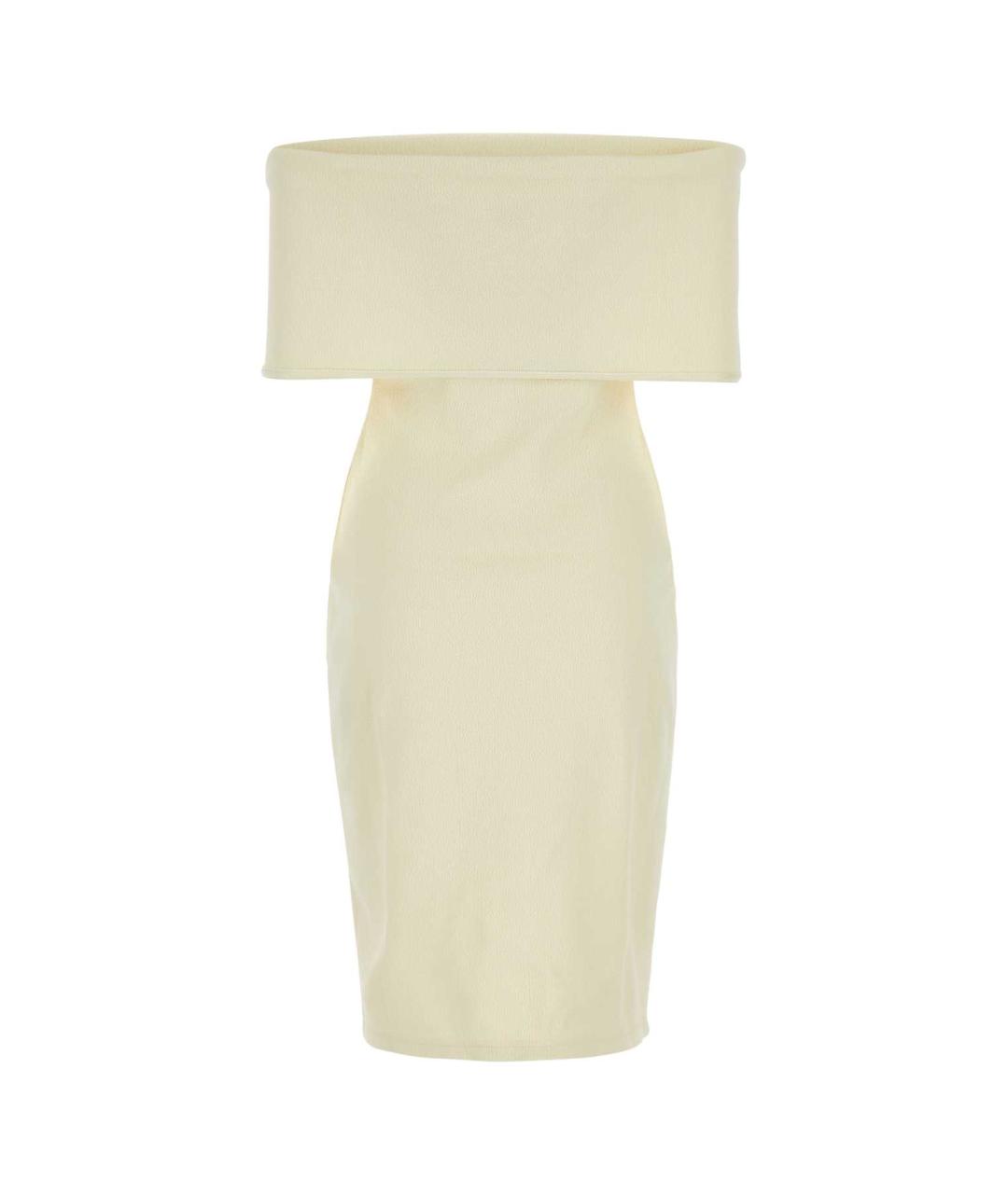 BOTTEGA VENETA Бежевое повседневное платье, фото 2