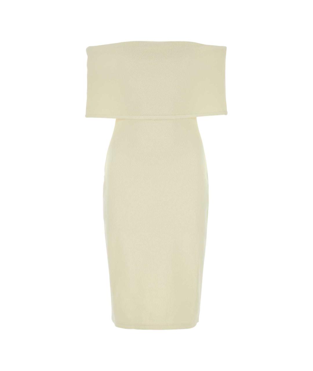 BOTTEGA VENETA Бежевое повседневное платье, фото 1